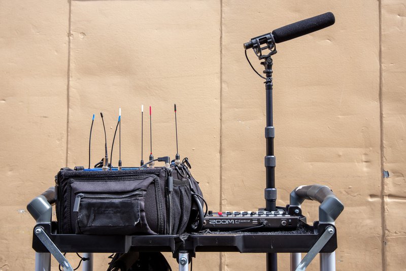 Live Sound cart with gear