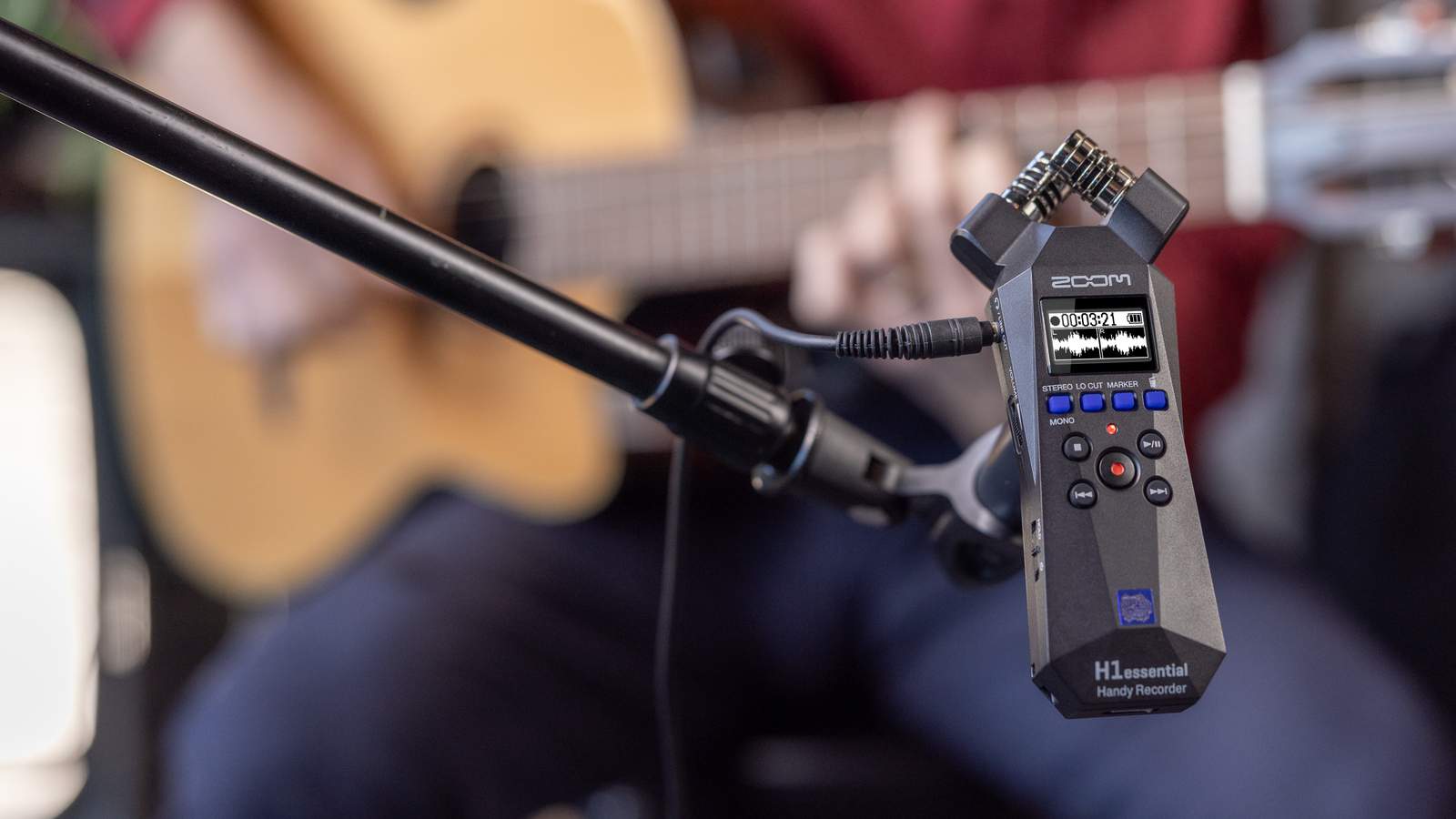 using the H1essential to record acoustic guitar